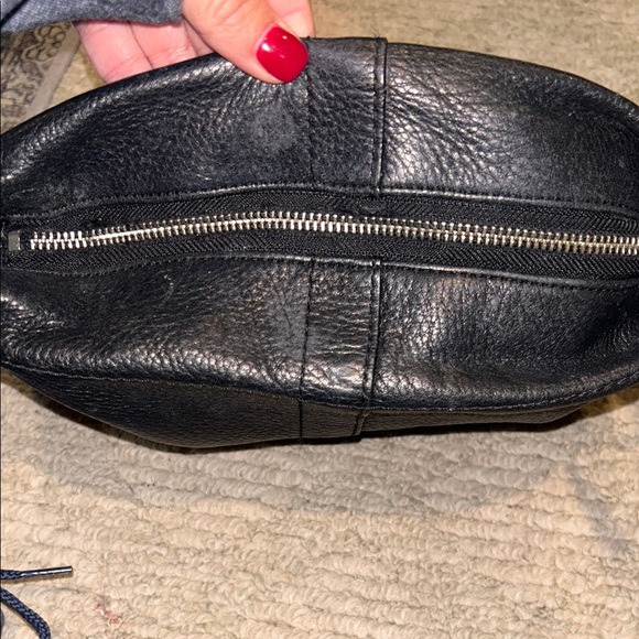 Coach Black Pebbled Leather Chain Shoulder Bag - Picture 9 of 12